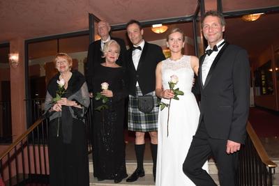 Viktoria Brams Schauspielerin Dirk Bender Schauspieler Angelika Milster Schauspielerin Saengerin Manfred Stecher Schausp-stock-foto