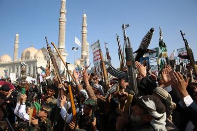 YEMEN HOUTHIS ISRAEL CONFLICT --stock-foto