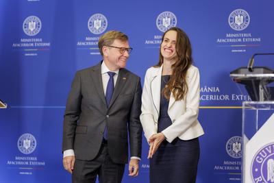 Aussenminister Wadephul reist nach Rumaenien-stock-foto