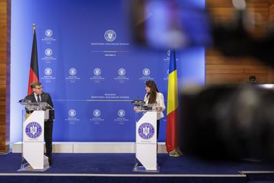 Aussenminister Wadephul reist nach Rumaenien-stock-foto