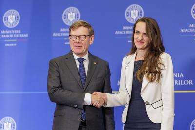 Aussenminister Wadephul reist nach Rumaenien-stock-foto