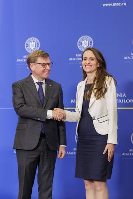 Aussenminister Wadephul reist nach Rumaenien-stock-foto