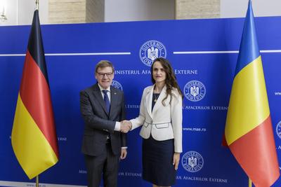 Aussenminister Wadephul reist nach Rumaenien-stock-foto