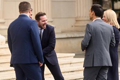 Conductor Cristian Macelaru Receives Honorary Citizenship of Bucharest, Romania-stock-foto