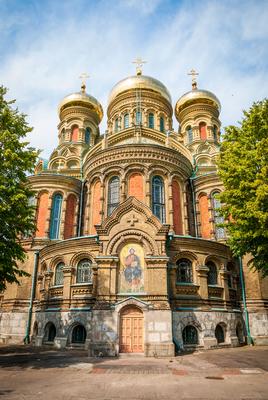 Karosta orthodox church in Liepaja Beautiful orthodox church called Karosta in Latvia Copyright: xZoonar.com/AnaxFla?ker-stock-foto