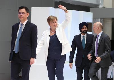 IMF and WB Annual Meetings, The Future of Finance seminas, in Washington, District of Columbia, USA, Washington Dc, Virginia. - 14 October 2025-stock-foto