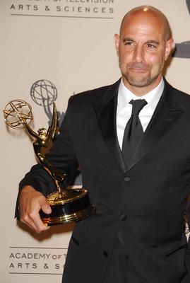 Stanley Tucci at the 59th Annual Primetime Creative Arts Emmy Awards - Press Room held at the Shrine Auditorium in Los-stock-foto