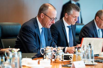 19. Sitzung des Bundeskabinett-stock-foto