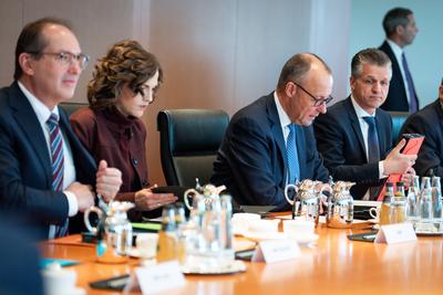 19. Sitzung des Bundeskabinett-stock-foto