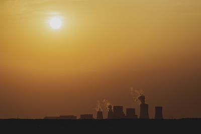 Kohlekraftwerk-stock-foto