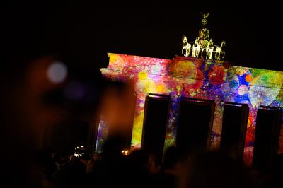 Berlin, Festival of Lights 2025-stock-foto