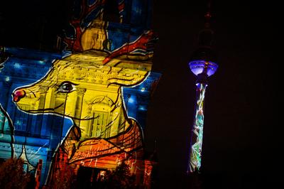 Berlin, Festival of Lights 2025-stock-foto