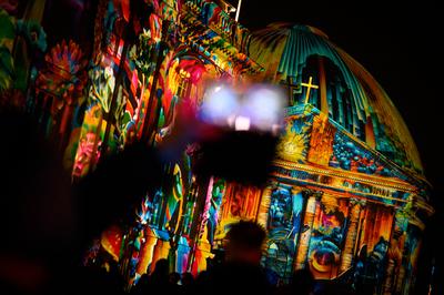 Berlin, Festival of Lights 2025-stock-foto