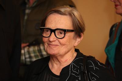 Agnieszka Holland waehrend der Deutschland-Filmpremiere Franz K. unter der Regie von Agnieszka Holland im Delphi Filmpal-stock-foto