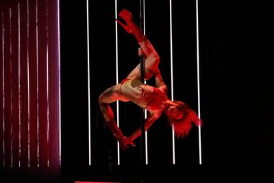 Maxim Gorki Theater Berlin Androgynous. Portrait of a Naked Dancer.-stock-foto