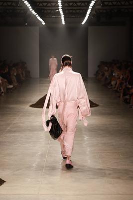 Leandro Castro's fashion show at SPFW No. 60 in Sao Paulo-stock-foto