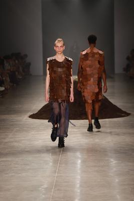 Leandro Castro's fashion show at SPFW No. 60 in Sao Paulo-stock-foto