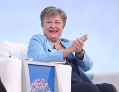 IMF and World Bank annual meetings at the IMF headquarters in Washington, DC, USA. - 16 October 2025-stock-foto