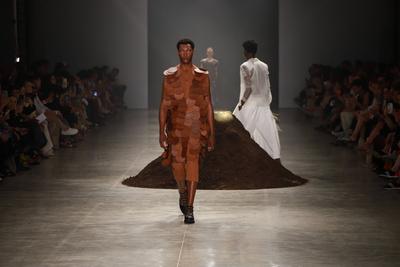 Leandro Castro's fashion show at SPFW No. 60 in Sao Paulo-stock-foto
