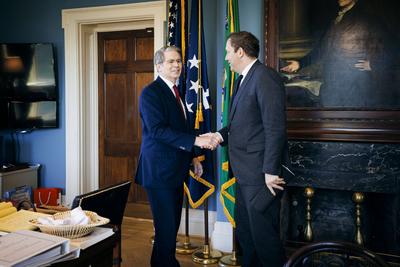 Lars Klingbeil in Washington D.C.-stock-foto