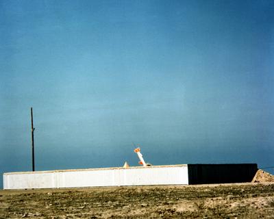 RECORD DATE NOT STATED A BGM-109 Tomahawk cruise missile, armed with a live 1,000-pound Bullpup conventional warhead, hi-stock-foto