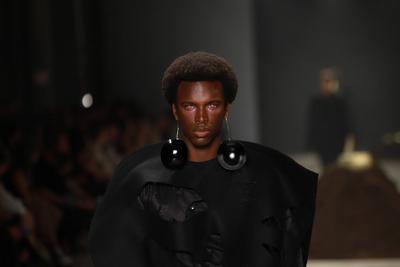 Leandro Castro's fashion show at SPFW No. 60 in Sao Paulo-stock-foto