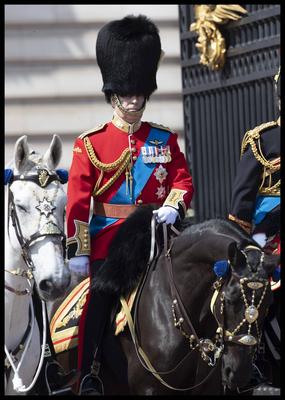 . 13/01/2022. London, United Kingdom. 2018 FILE PIC of Prince Andrew, Duke of York, at Trooping the Colour in London. PU-stock-foto