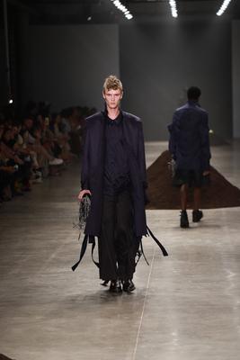 Leandro Castro's fashion show at SPFW No. 60 in Sao Paulo-stock-foto