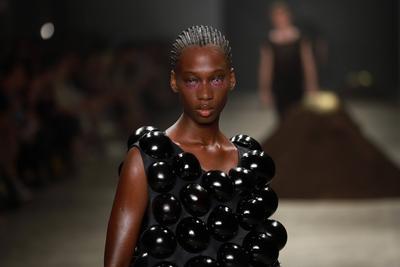 Leandro Castro's fashion show at SPFW No. 60 in Sao Paulo-stock-foto