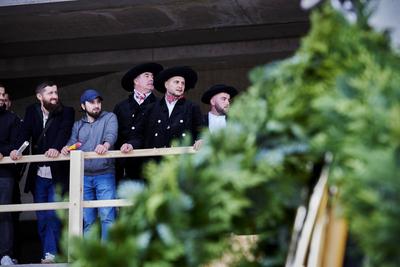 Richtfest Kunstmuseum berlin modern-stock-foto