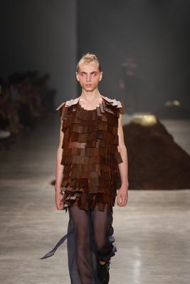 Leandro Castro's fashion show at SPFW No. 60 in Sao Paulo-stock-foto