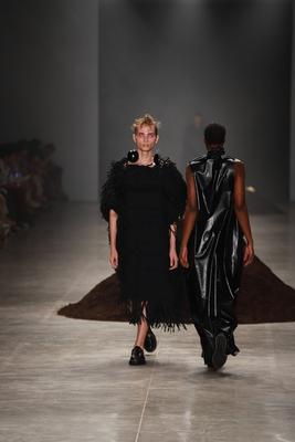 Leandro Castro's fashion show at SPFW No. 60 in Sao Paulo-stock-foto