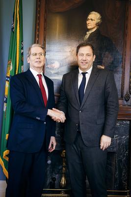 Lars Klingbeil in Washington D.C.-stock-foto