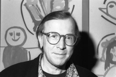 Klaus Doldinger (Musiker) 04/89 ue Klaus Doldinger im April 1989 am Rande von Dingsda , ARD Deutschland deutsch deutsche-stock-foto