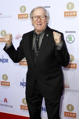 Klaus Doldinger bei der Verleihung des Echo Jazz 2015 in der Maschinenhalle 2 von Blohm + Voss Hamb-stock-foto