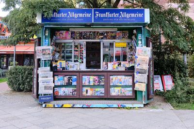 Kiosk S?dstern Hasenheide-stock-foto