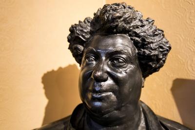 Port Marly, France February 17, 2019 - Illustrative picture at the Chateau de Monte-Cristo built in 1846 to serve as res-stock-foto