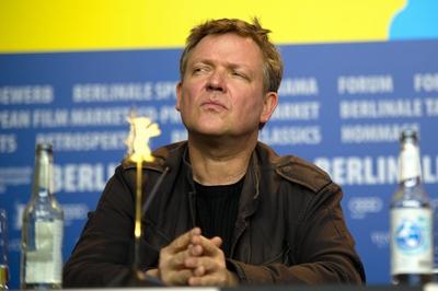 93/ Justus von Dohnanyi (Schauspieler/ Actor), attend the THE MONUMENTS MEN -press conference during 64th Berlinale Int-stock-foto