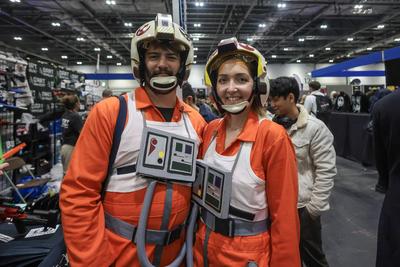 MCM Comic Con at Excel London-stock-foto