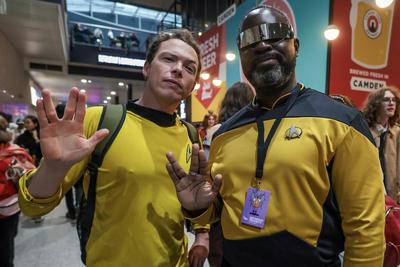 MCM Comic Con at Excel London-stock-foto