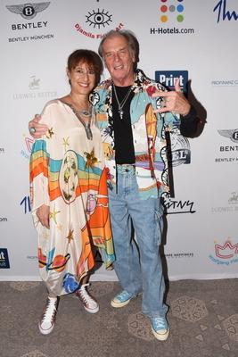 Djamila Wolfgang Fierek Schauspieler Muenchen 14.11.2023 Hyperion Hotel Jochen Ofner Geschaeftsfuehrer Profinanz Capital-stock-foto