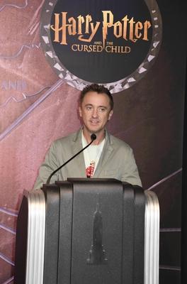 Tom Felton Lights the Empire State Building-stock-foto