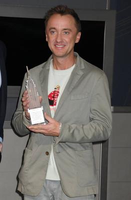 Tom Felton Lights the Empire State Building-stock-foto