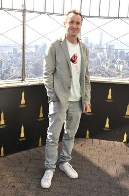 Tom Felton Lights the Empire State Building-stock-foto
