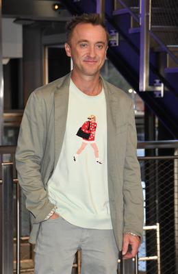 Tom Felton Lights the Empire State Building-stock-foto