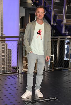 Tom Felton Lights the Empire State Building-stock-foto
