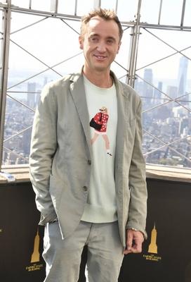 Tom Felton Lights the Empire State Building-stock-foto