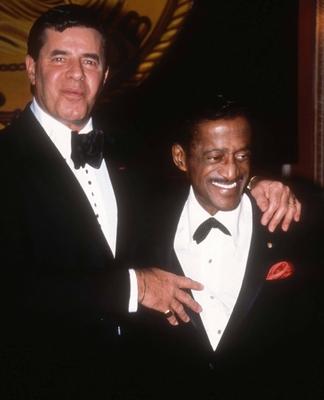 Jerry Lewis Sammy Davis Jr.1982 Photo By Adam Scull/PHOTOlink/MediaPunch PUBLICATIONxINxGERxSUIxAUTxONLY Copyright: xAd-stock-foto