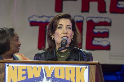 Zohran Mamdani, Bernie Sanders and Alexandria Ocasio-Cortez Hold "New York Is Not For Sale" Rally, New York, USA - 26 Oct 2025-stock-foto