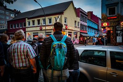 Hamburg St. Pauli; der Kiez auf St. Pauli rund um die Reeperbahn; Herbertstra?e Hamburg St. Pauli *** Hamburg St Pauli t-stock-foto